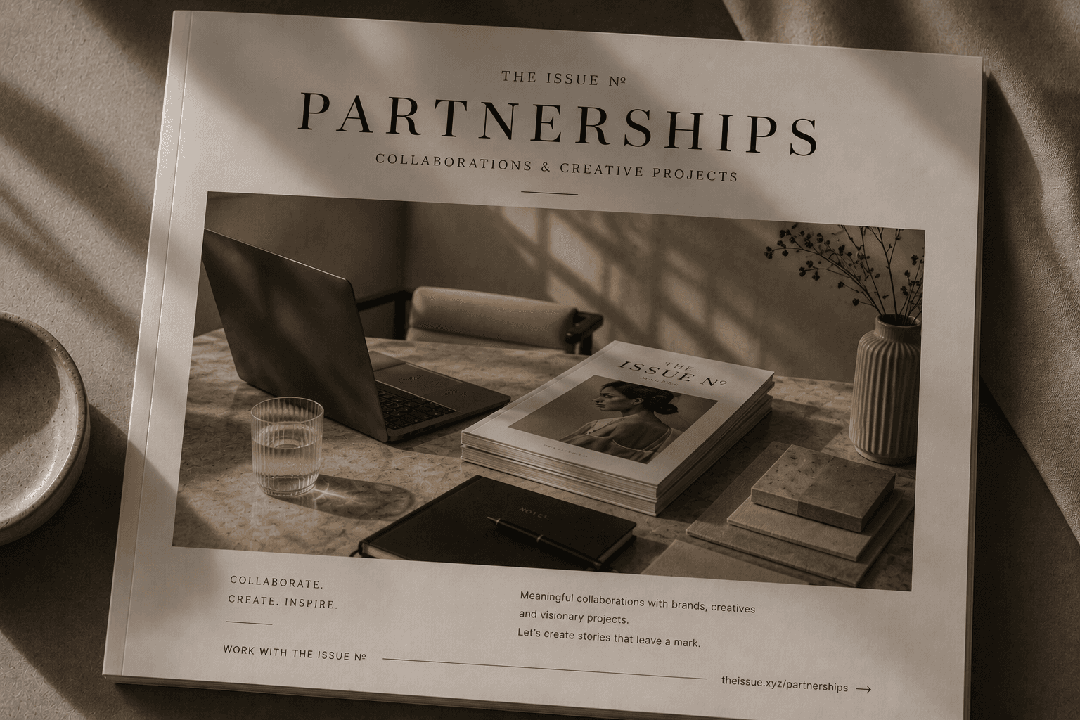Editorial collaborations and partnerships with The Issue №