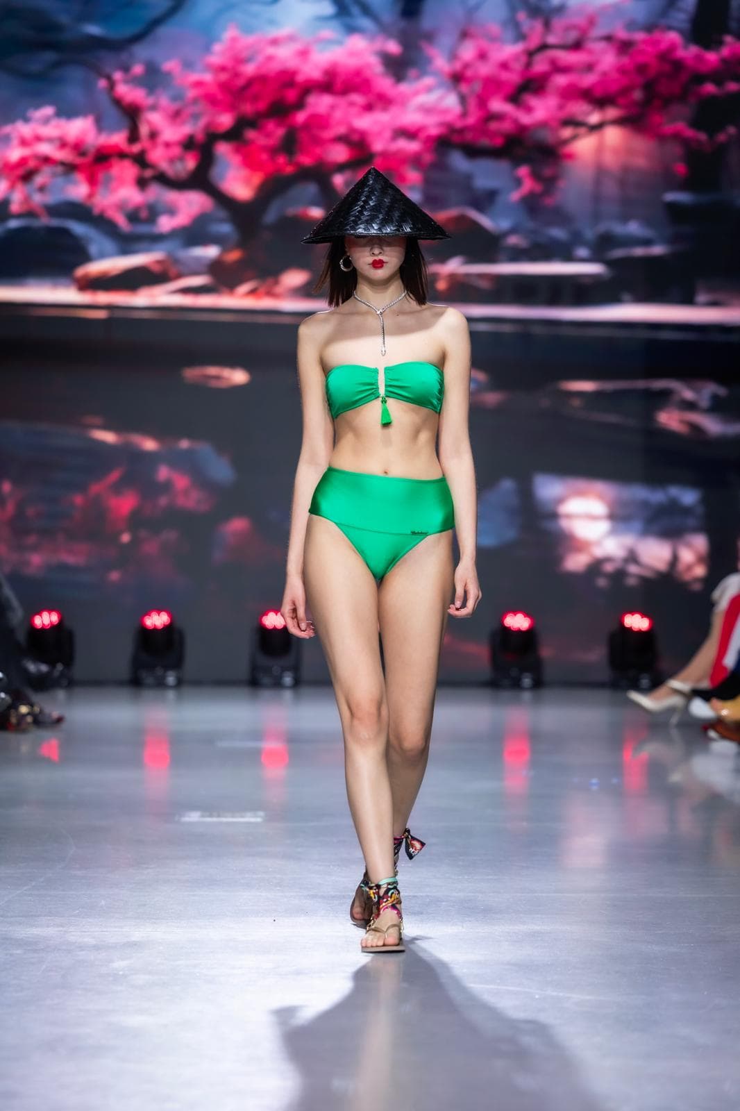 Fashion editorial photography of Anastasija Balak's collection Silent Guardian / Falling Petals at Tallinn Fashion Week