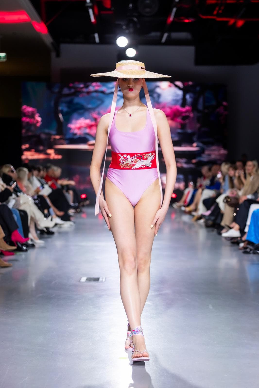 Fashion editorial photography of Anastasija Balak's collection Silent Guardian / Falling Petals at Tallinn Fashion Week