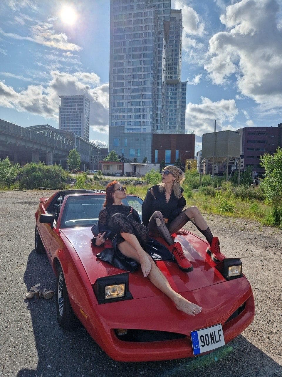 Delicate editorial styling in the final Trinity transformation phase