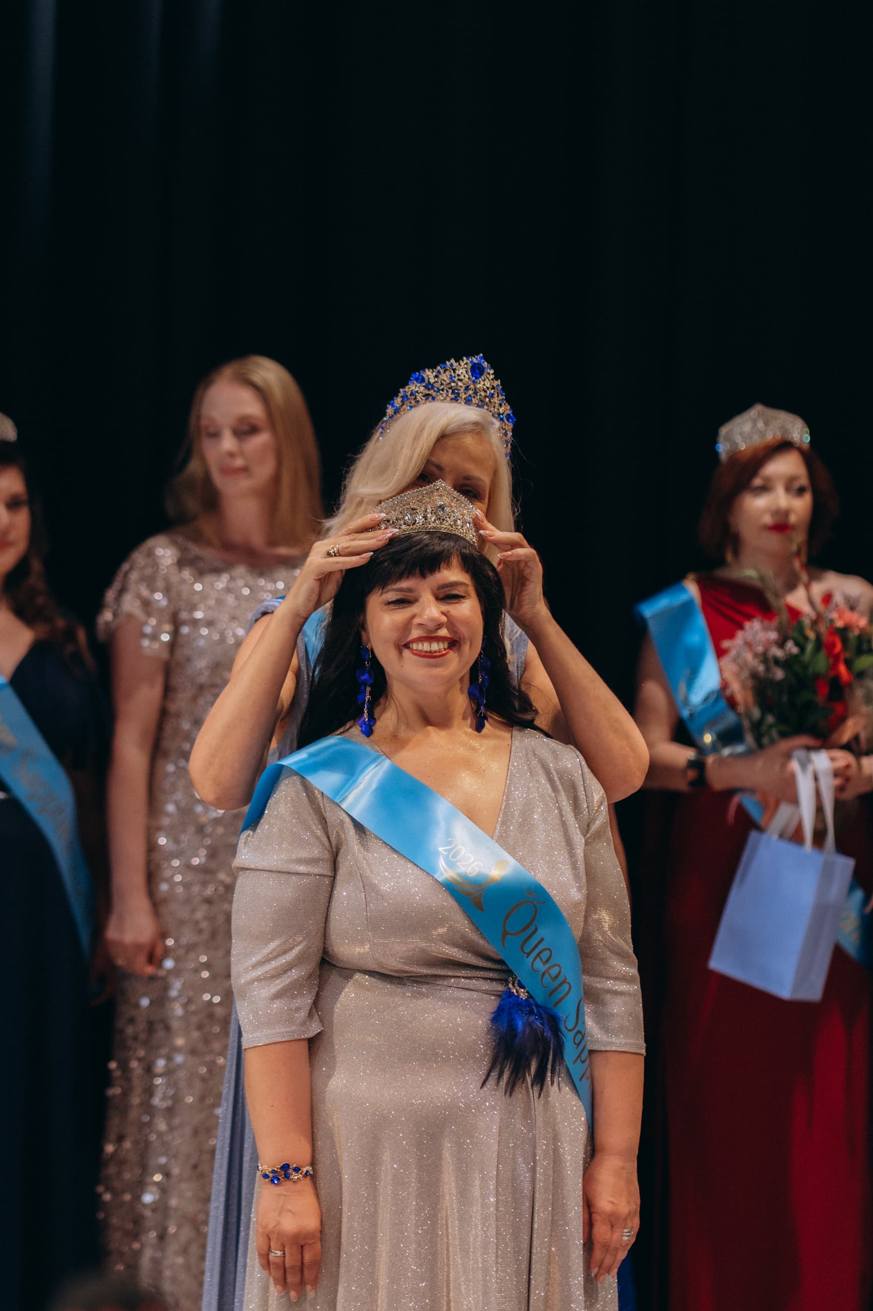 Final runway walk at Queen Sapphire World International